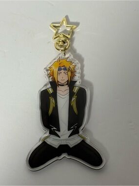 2 sided Denki Kaminari acrylic earphone wrap charm My Hero Academia shadowfuart